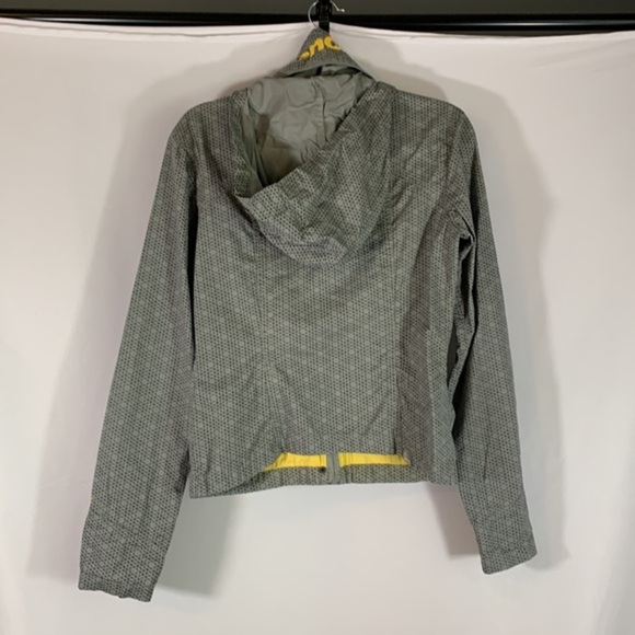 Bench Grey & Yellow Zip Up Waterproof Jacket - Picture 10 of 13